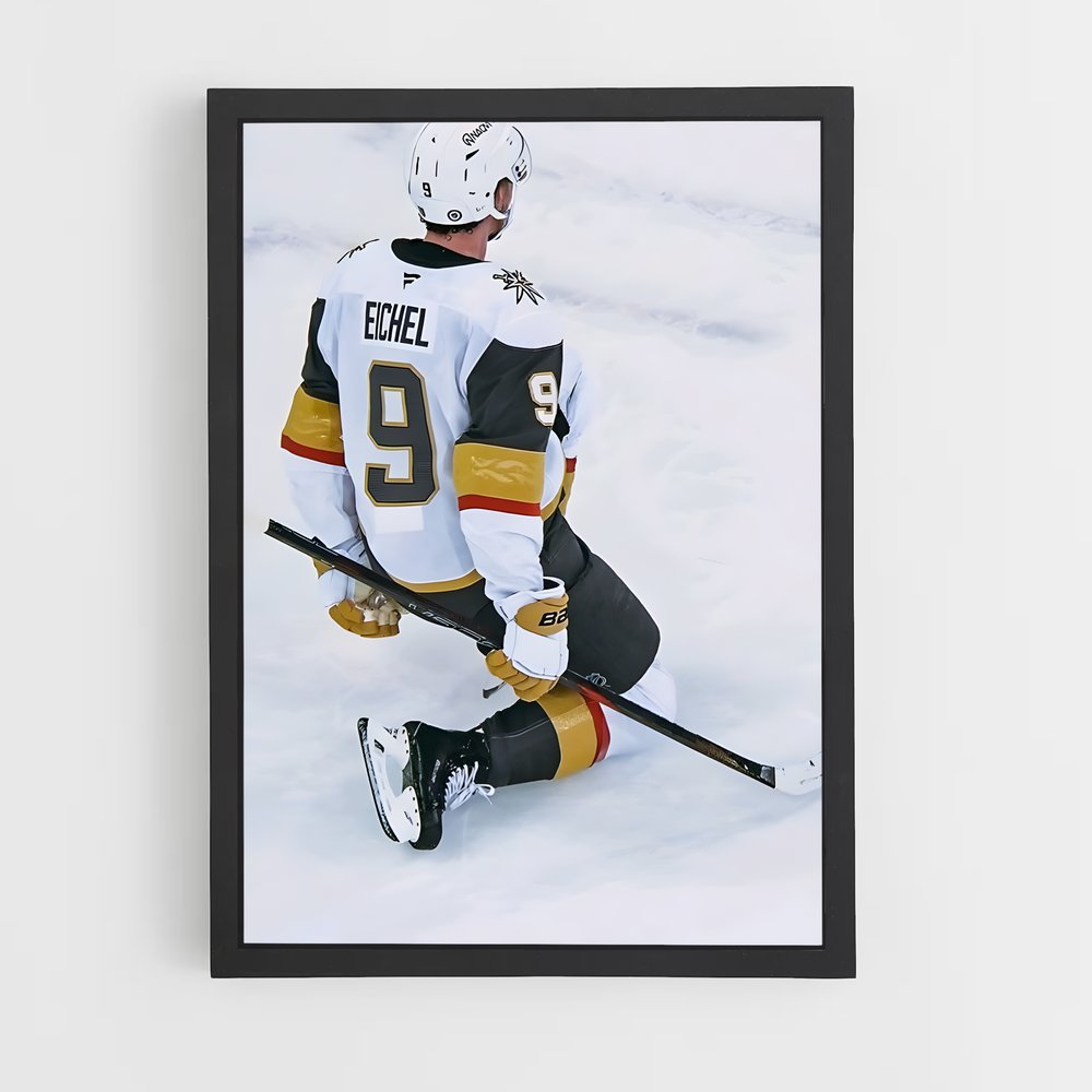 Poster La Glissade de Jack – affiche Hockey sur glace (vue 2)